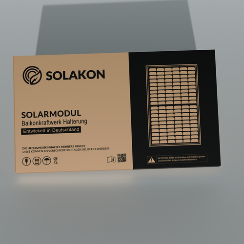 Create a nice Packaging Design for Solar Panels Design by 3D_NBL