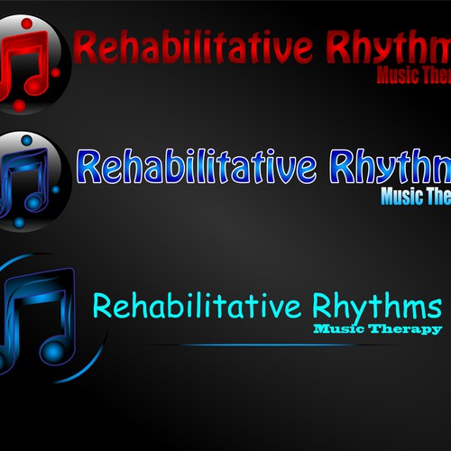 logo for Rehabilitative Rhythms Music Therapy Diseño de Shubhashish Dev