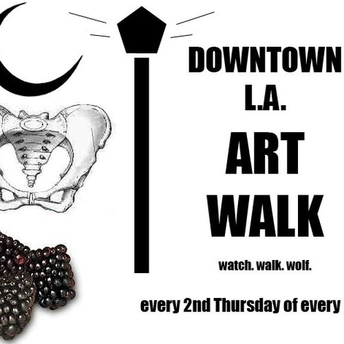 Downtown Los Angeles Art Walk logo contest Design by encastro