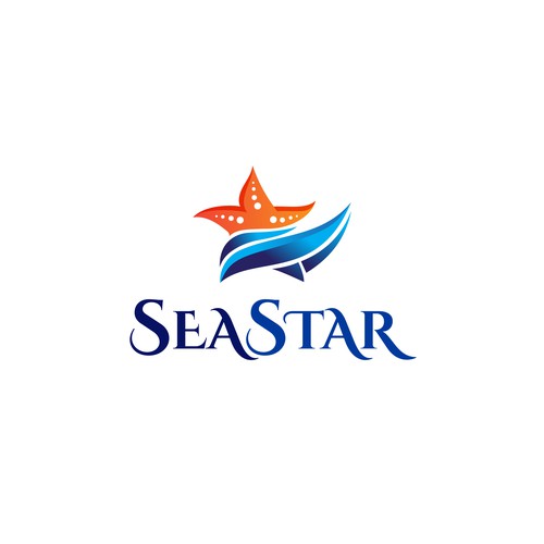 Design a beautiful, fun logo for our boat Sea Star Design by smitadesign