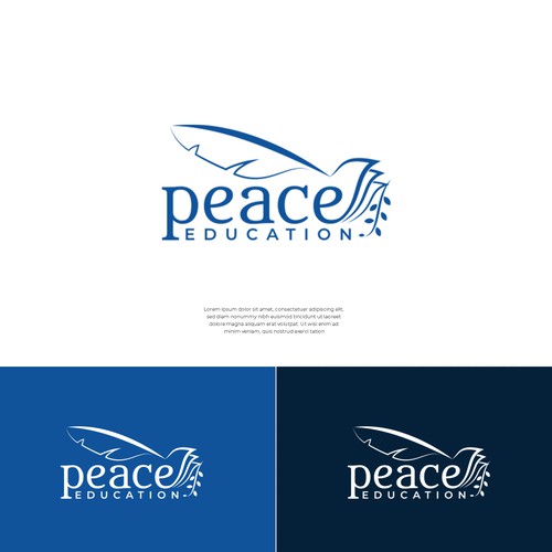 Design stylish Logo for Peace Education Plattform Design by Bali Studio √