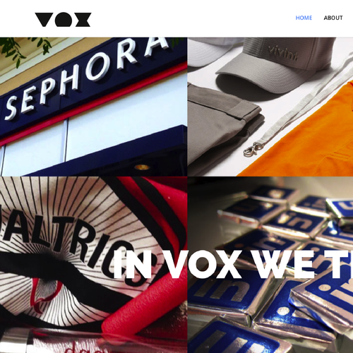 Vox Marketing rebrand Design by mlv-branding