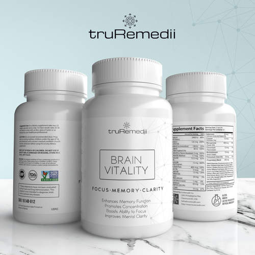 Design minimalist supplement label for a premium brand Design by Tamara.D