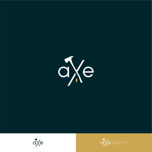 aXe Marketing Group needs a cool and creative logo Design by BANGSART !