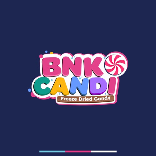 Design a colorful candy logo for our candy company Design by paparayaa