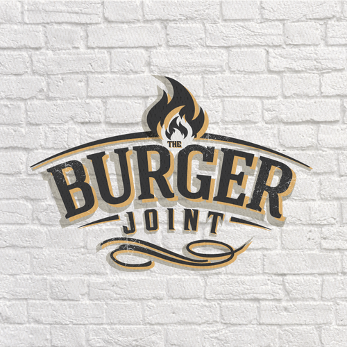 Classic, Clean and Simple Logo Design for a Burger Place.. Réalisé par -NLDesign-