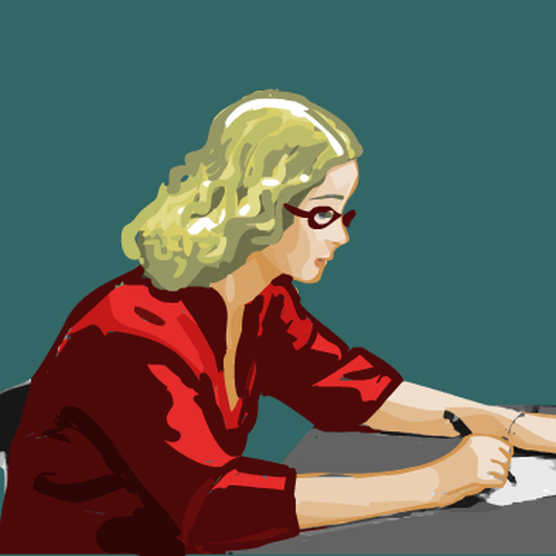 Create a Clip Art Person - Woman Writer | Other art or illustration contest