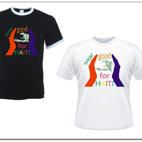 Wear Good for Haiti Tshirt Contest: 4x $300 & Yudu Screenprinter Diseño de mihai.serban