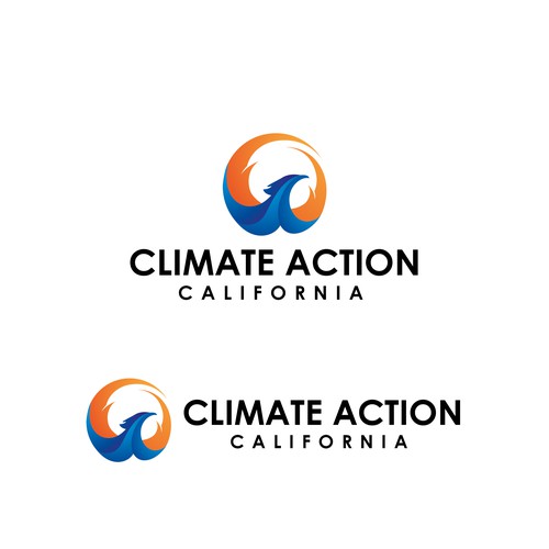 Climate Action California Logo Diseño de MrHamster