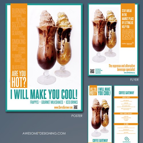 postcard or flyer for Doubleshot Concepts Réalisé par Awesome Designing
