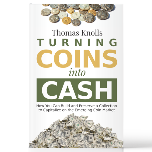 book cover for people who want to find financial success in coin collecting Design by Arbëresh®