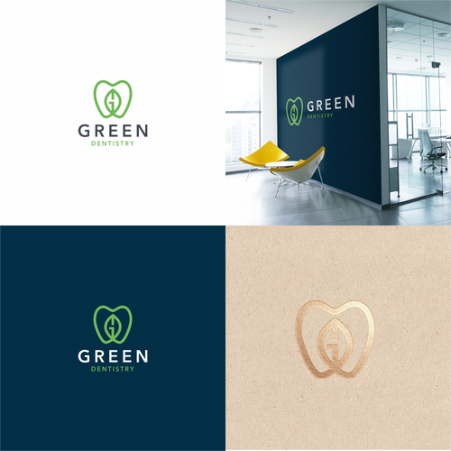 Design vincitore del contest "Logo für ein Arbeitsprojekt von Zahnärzten zum Thema "Green Dentistry"" realizzato da Logo