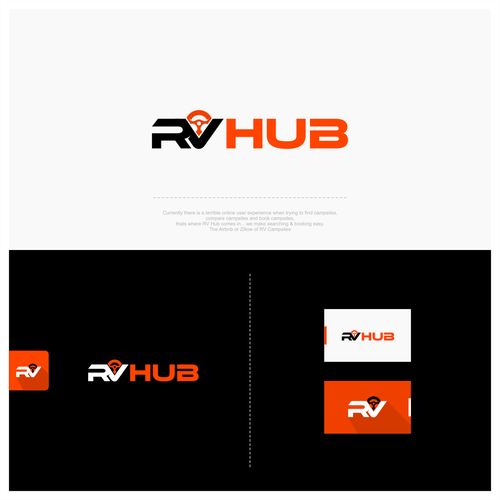 RV Hub, a campsite booking company Design by PIXSIA™