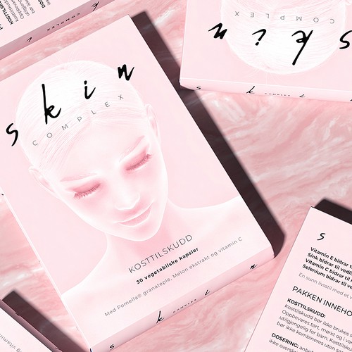 Box design for a advanced skin care supplement Design by Meln