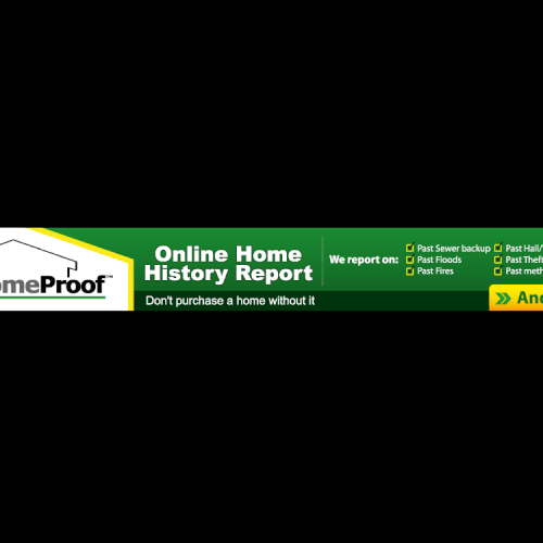 New banner ad wanted for HomeProof Design por Priyo