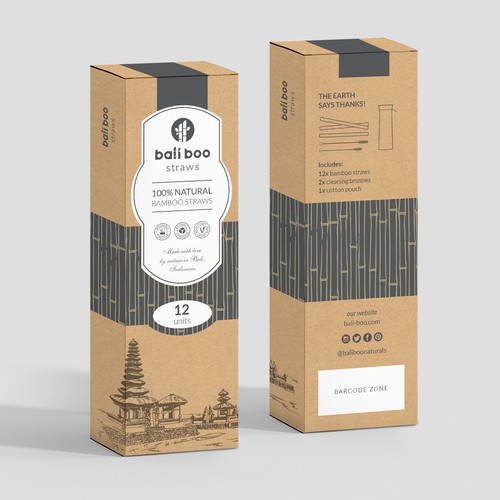 Awesome Packaging design for Bali Boo Design by StanBranding