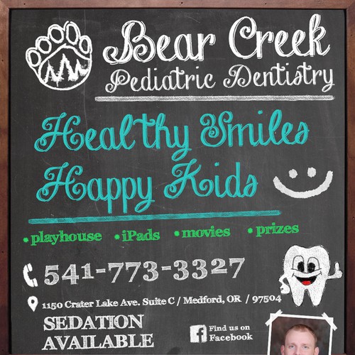 We need a new look to advertise our pediatric dental office Design by Goran051