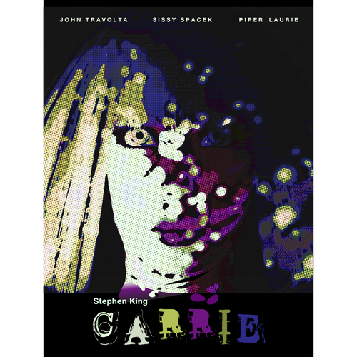 Create your own ‘80s-inspired movie poster! Design by Triangle Graphics
