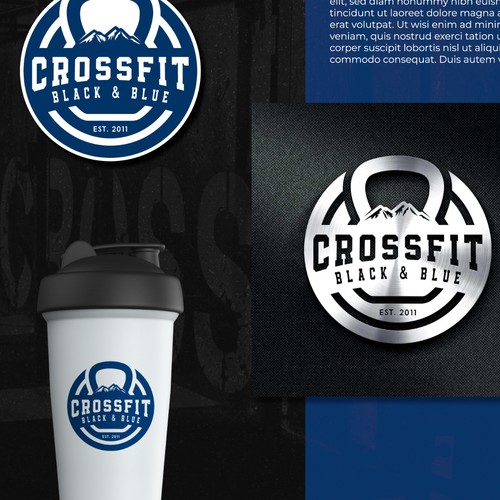 CrossFit Black & Blue -logo design Design by eRsiti_Art