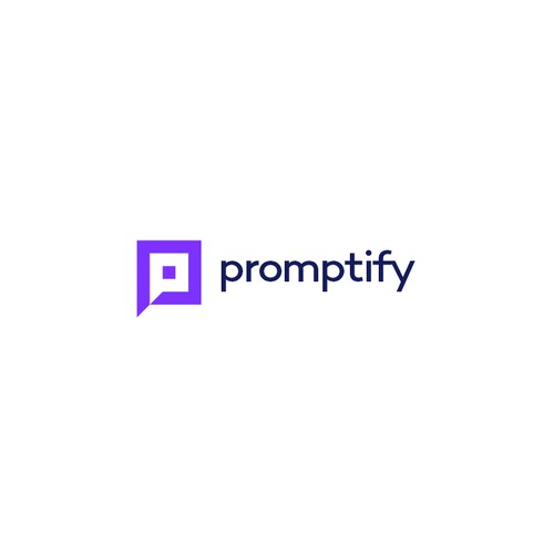 Modern, Simple and Sleek Logo for Promptify.com Design by TheDaydreamerStd