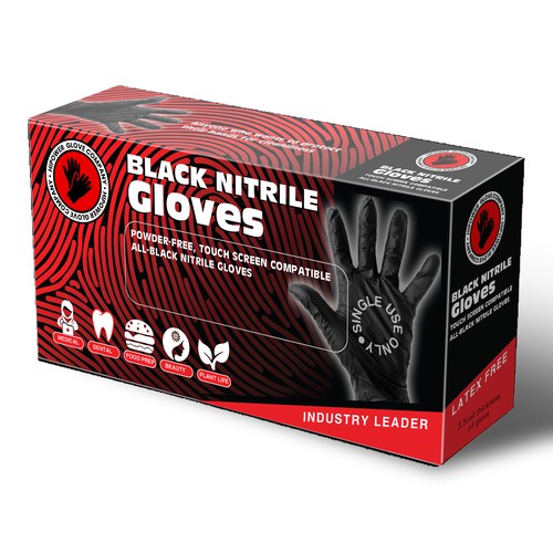Design Retail Box for Glove Company Industrial, Sleek, Eye Catching Design by Nirmana92