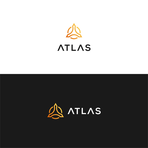 Abstract logo for crypto project Design by æhb