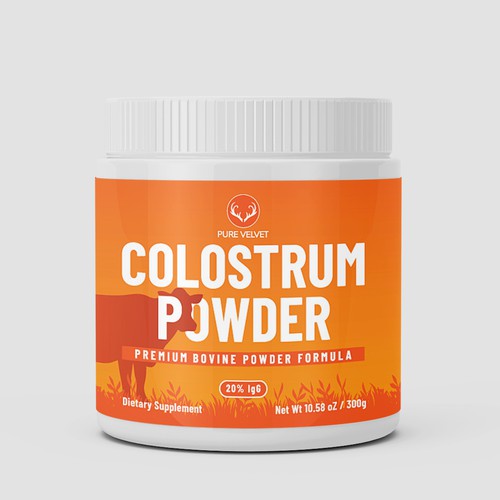 Design di Re-design Supplement Label to capture Amazon shopper attention & boost CTR - Colostrum Powder di Cameleon77