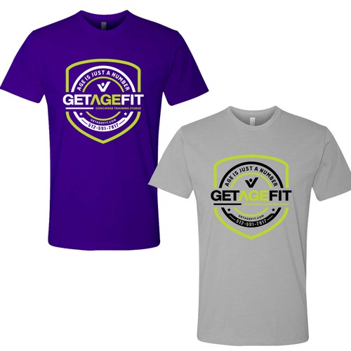 Create Bold, Dynamic Design for Get Age Fit Concierge Studio Apparel Design by -Diamond Head-