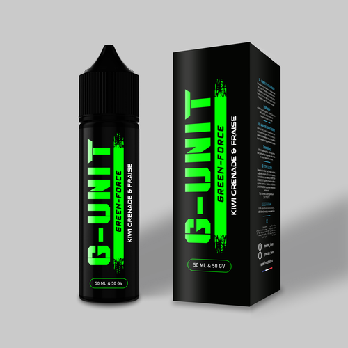 G-UNIT Eliquid need his new label Design by azabumlirhaz