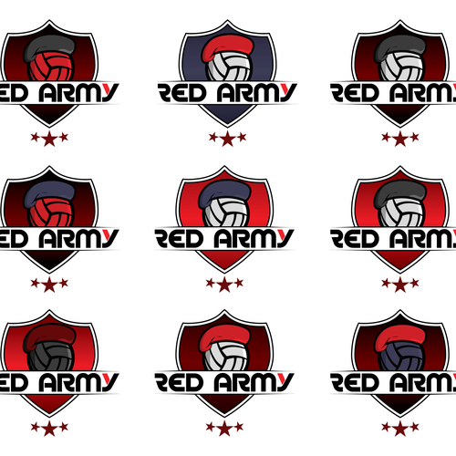 Create a cool, intense, captivating and intimidating logo for a Sports Team - RED ARMY Design by Vítor_Quental™