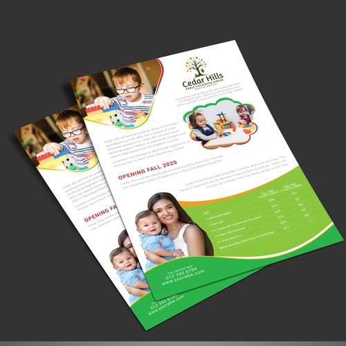 Preschool Flyer Design by H_IMAM