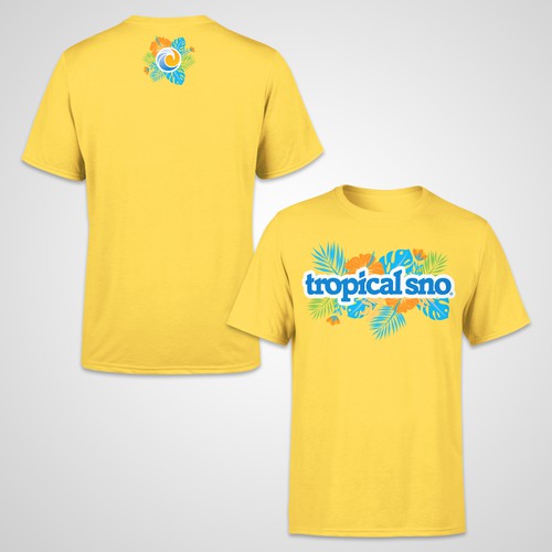 Tropical T-Shirt Design Design by PEDROVALERODSGN ✅