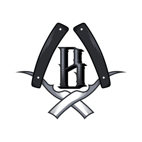 Traditional Barber shop logo Design by JetoMan