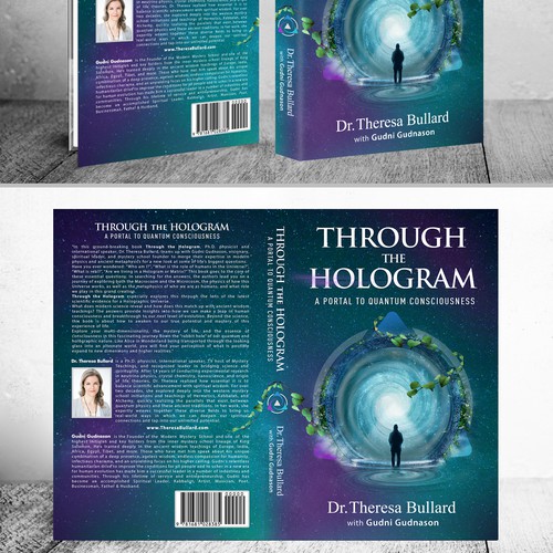Futuristic Book Cover Design for Science & Spirituality Genre Design by Master Jo