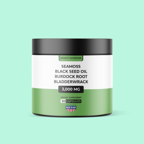 Concept Design For Supplement - Front Label Design by sazzad_abir