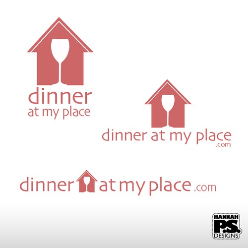 Logo for a dinner party planning web app Design by HannahPS