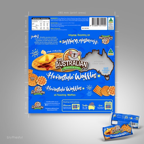 Waffle Packet Design Design by marketingmaster