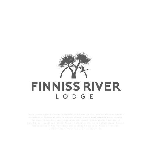 Logo for new Luxury Lodge on a working cattle station in the NT Design by Michael San Diego CA