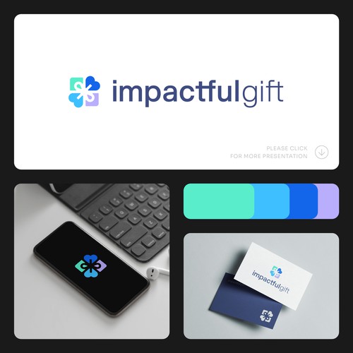 Design a logo empowering charity donations instead of material gifts Design by Kukuh Saputro Design