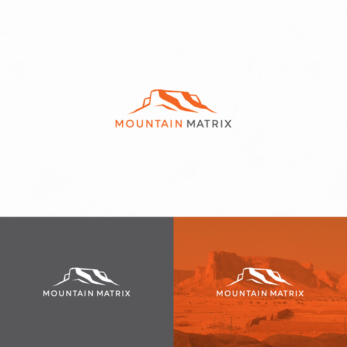 Mountain Matrix Logo Design by Nowshad Art