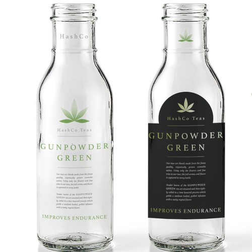 create an iced tea label for HashCo Design by stacas