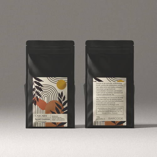 Diseño de Cascara tea label de just.chaosofart