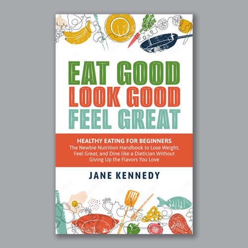 E-BOOK COVER - BEGINNER NUTRITION Design by Bluebubble