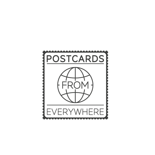 Postcards from Everywhere Logo Design by Branka lvdl