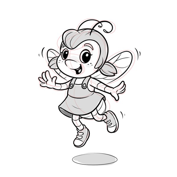 Little bug character