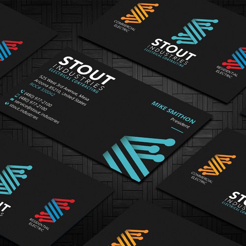 Electrical Contractor needs sleek business card Design by Taaiebah