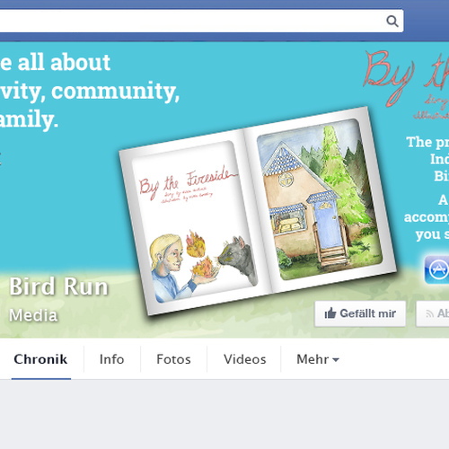 Design by at-webdesign titled "Bird Run Media Facebook Page"