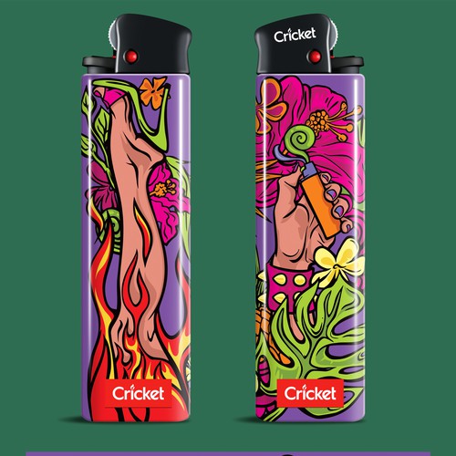 Create illustrations for a limited collection of Cricket Lighters (Multiple Winners) Design by milomilo