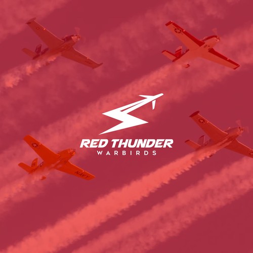 RED THUNDER LOGO Design by dinoDesigns