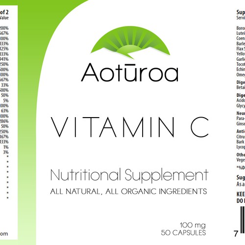 Product label contest entry by Denis Ha